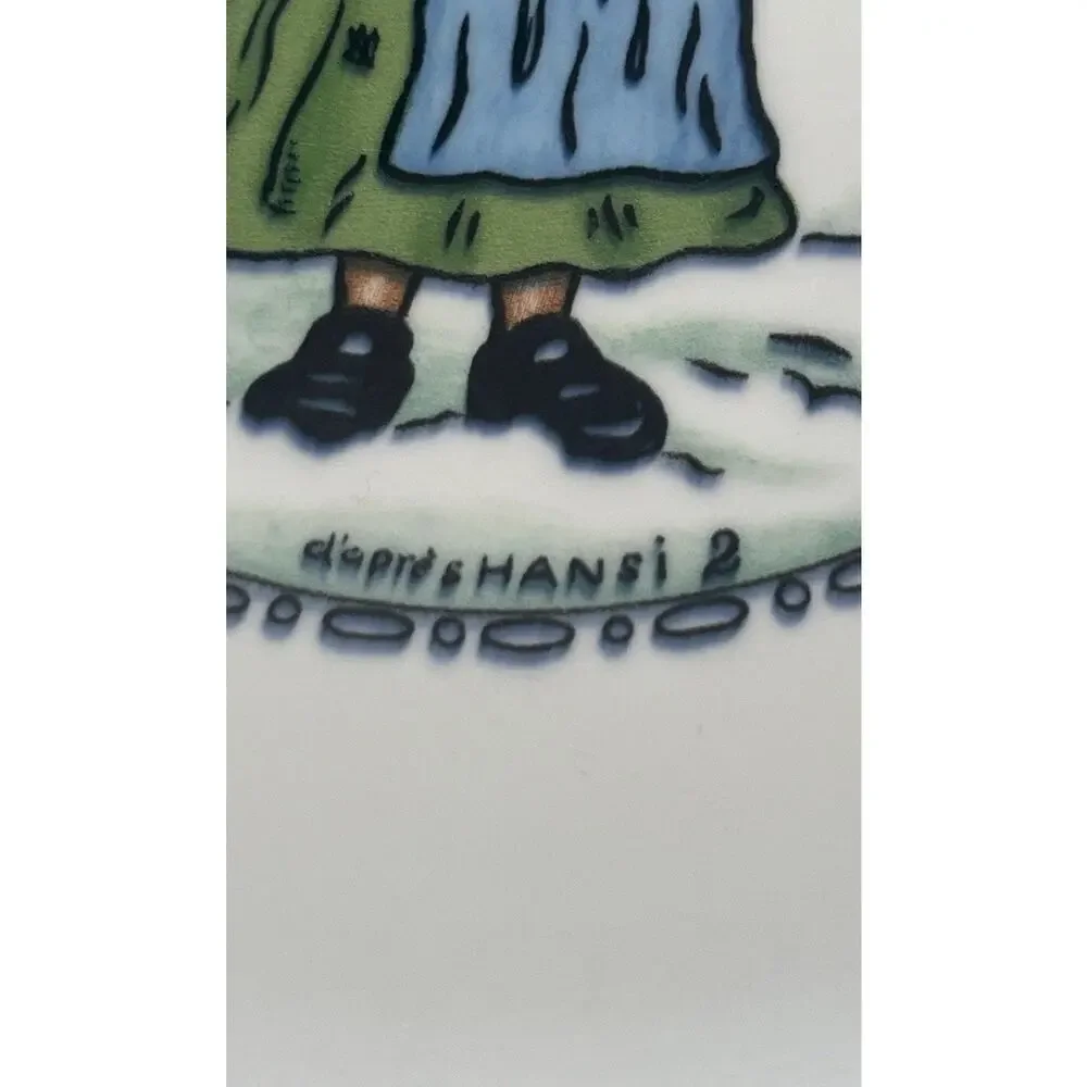 Villeroy & Boch Hansi d’ Alsace Dinner Plate Girl In‎ Snow RARE